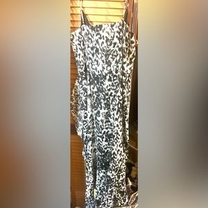 NWT… spaghetti straps, animal print, wrap bottom
